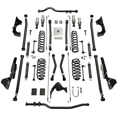TeraFlex | 07-18 Wrangler JK 2 Door 4 Inch Alpine CT4 Prerunner Long Arm Suspension System No Shocks TeraFlex | 1145042