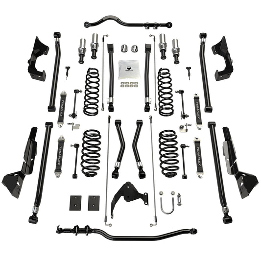 TeraFlex | 07-18 Wrangler JK 2 Door 4 Inch Alpine CT4 Prerunner Long Arm Suspension System No Shocks TeraFlex | 1145042
