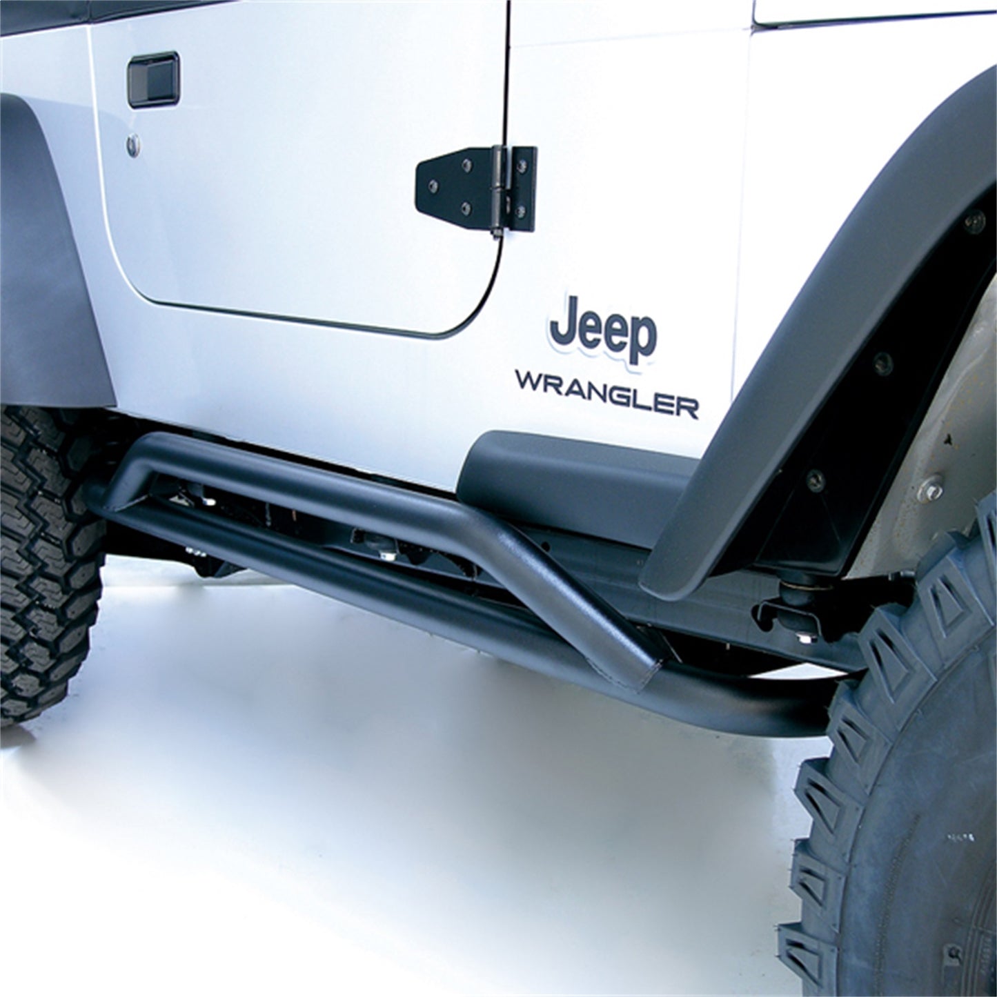 RUGGED RIDGE | 11504.11 | Rrc Rocker Guards, Textured Black, 87-06 Jeep Wrangler/Unlimited