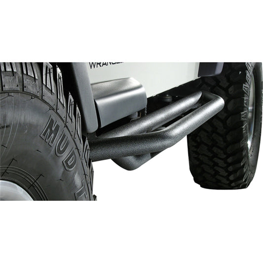 RUGGED RIDGE | 11504.13 | Rrc Side Armor, Textured Black, 87-06 Jeep Wrangler/Unlimited