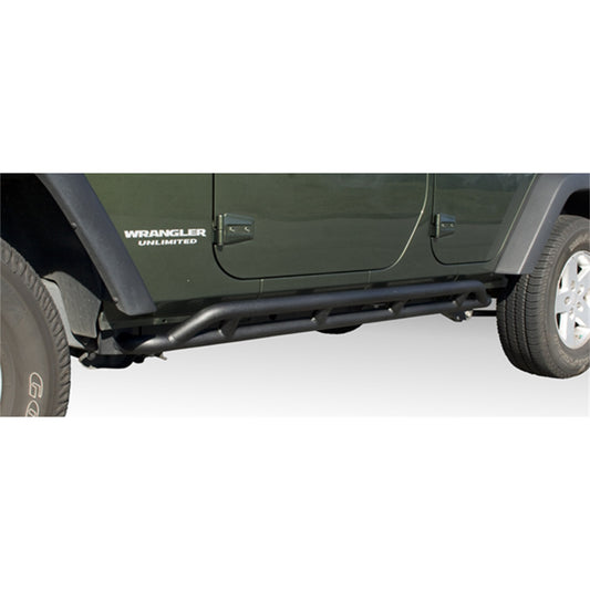 RUGGED RIDGE | 11504.22 | Rrc Rocker Guards, 07-16 Jeep Wrangler(Jk) 4Dr,Black