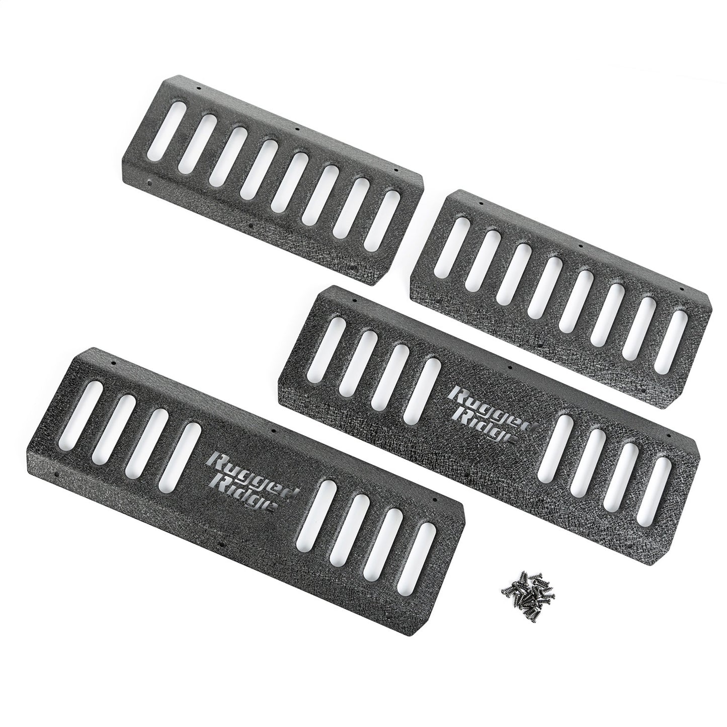 RUGGED RIDGE | 11504.25 | Rrc Side Armor Guard Plates; 07-17 Wrangler Jku