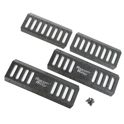 RUGGED RIDGE | 11504.25 | Rrc Side Armor Guard Plates; 07-17 Wrangler Jku
