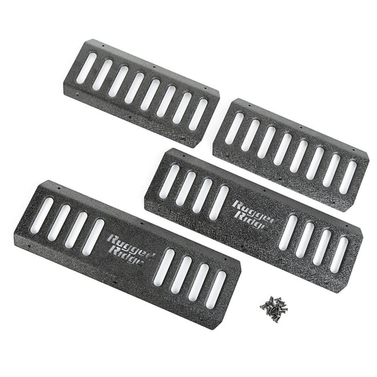 RUGGED RIDGE | 11504.25 | Rrc Side Armor Guard Plates; 07-17 Wrangler Jku