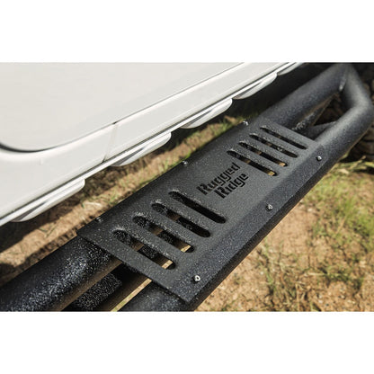 RUGGED RIDGE | 11504.25 | Rrc Side Armor Guard Plates; 07-17 Wrangler Jku