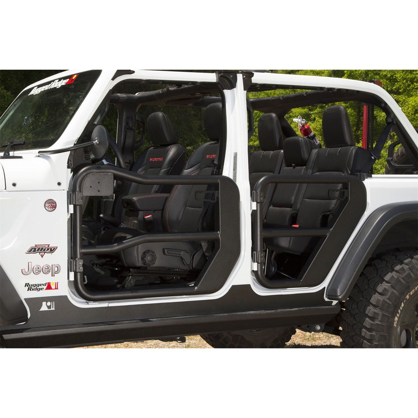 RUGGED RIDGE | 11509.13 | Front Tube Doors, 18-19 Jeep Wrangler/Gladiator