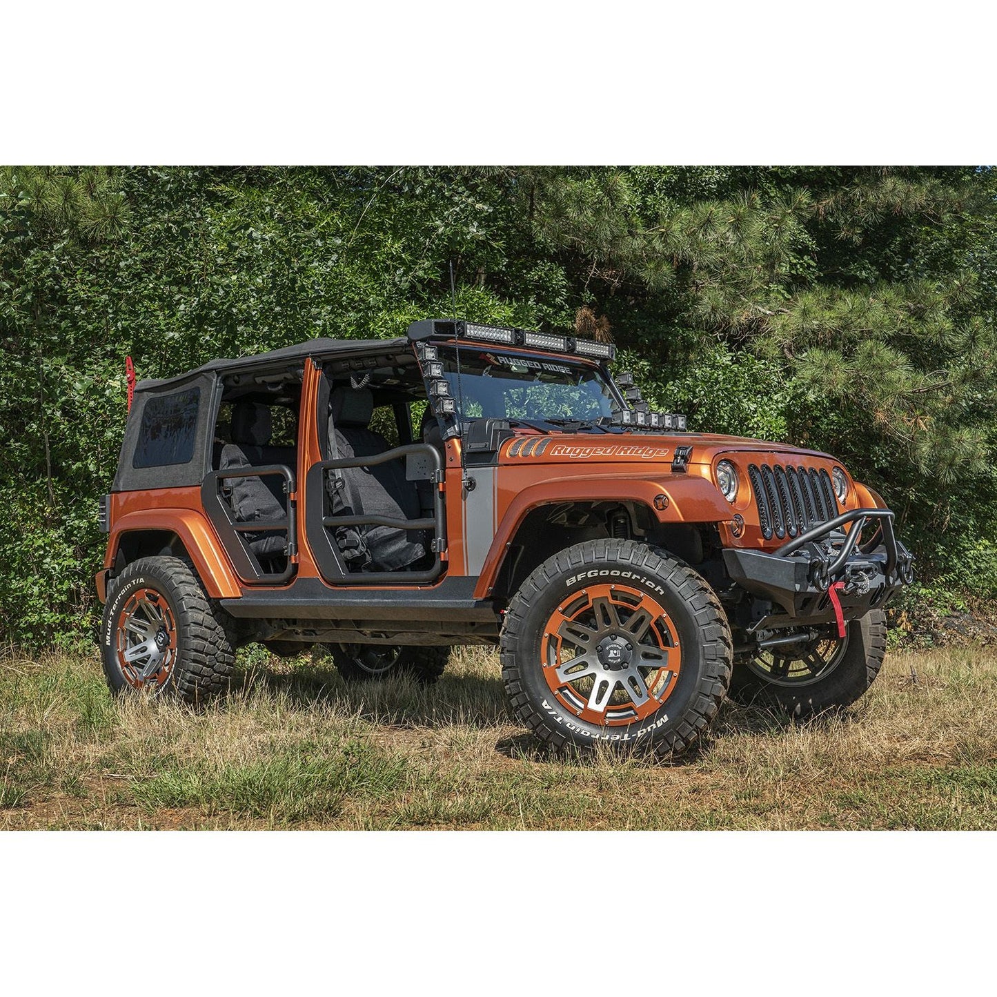 RUGGED RIDGE | 11509.31 | Fortis Tube Doors, Front; 07-18 Jk