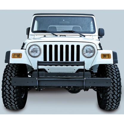 RUGGED RIDGE | 11511.02 | Front Bumper Guard, Shiny Black, 97-06 Wrangler