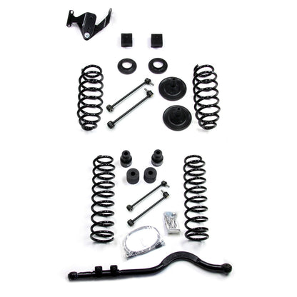 TeraFlex | 07-18 Wrangler JK 4 Door 3 Inch Coil Spring Lift Kit w/ Track Bar No Shocks TeraFlex | 1151220