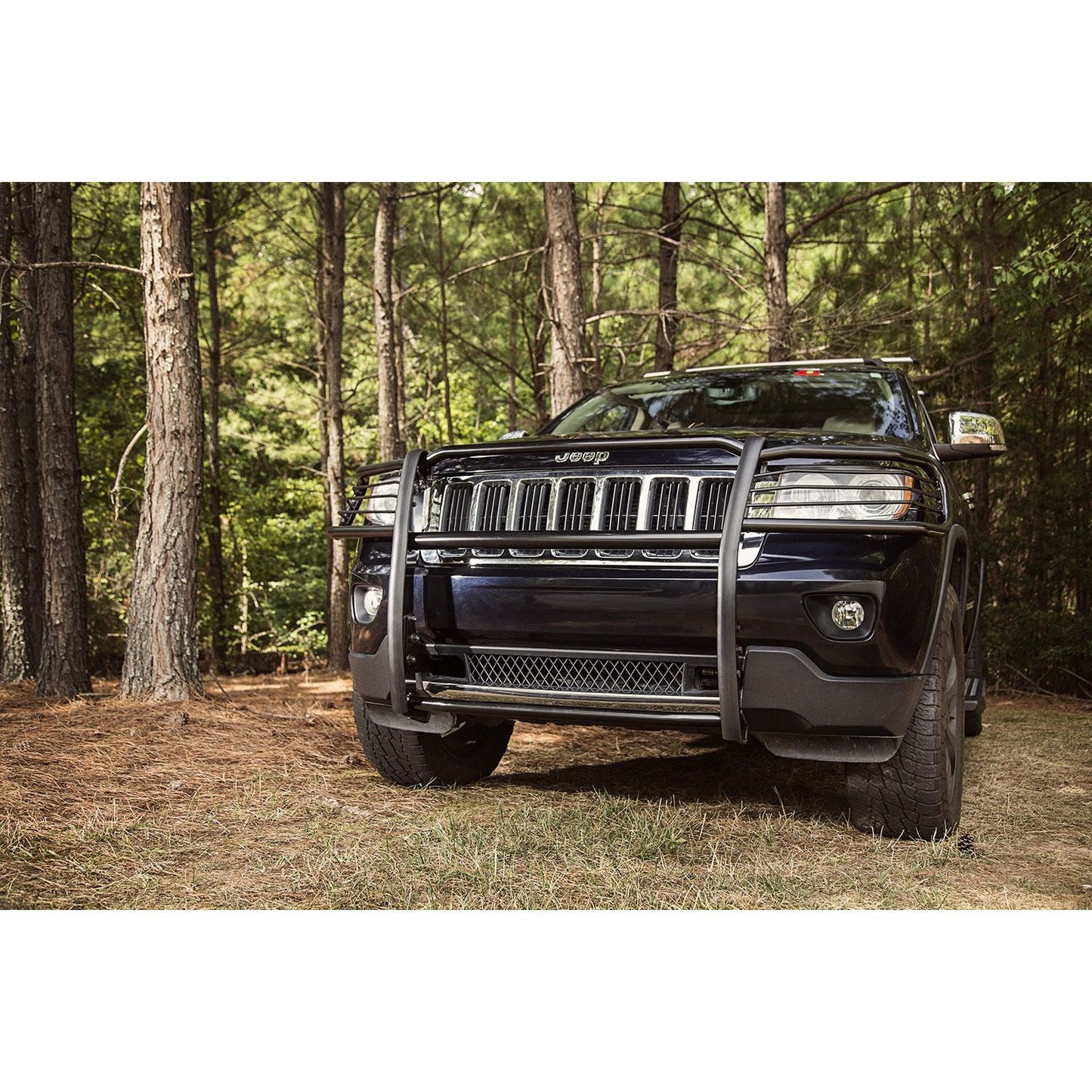 RUGGED RIDGE | 11513.02 | Grille Guard, Black, 11-17 Jeep Grand Cherokee Wk