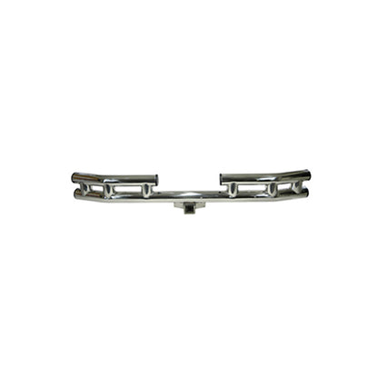 RUGGED RIDGE | 11522.01 | Tubular Rear Bumper, Stainless, 55-06 Cj & Wrangler