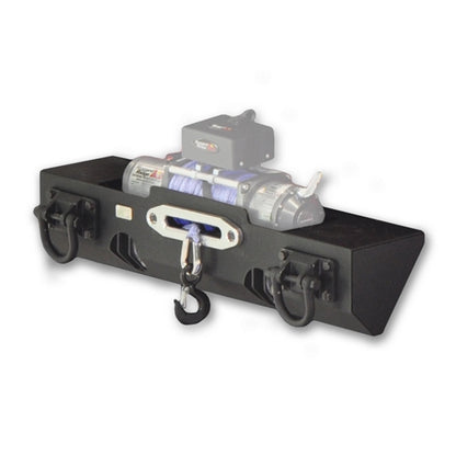 RUGGED RIDGE | 11540.1 | Bumper Base Xhd Front Winch Mount Textured Black Jk 07-16 Wrangler