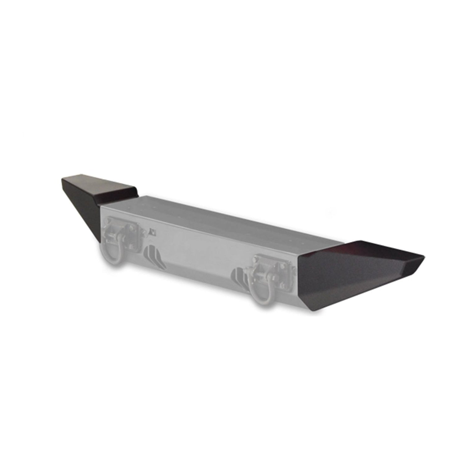 RUGGED RIDGE | 11540.12 | Bumper Ends Front Xhd Textured Black Jk 07-16 Wrangler