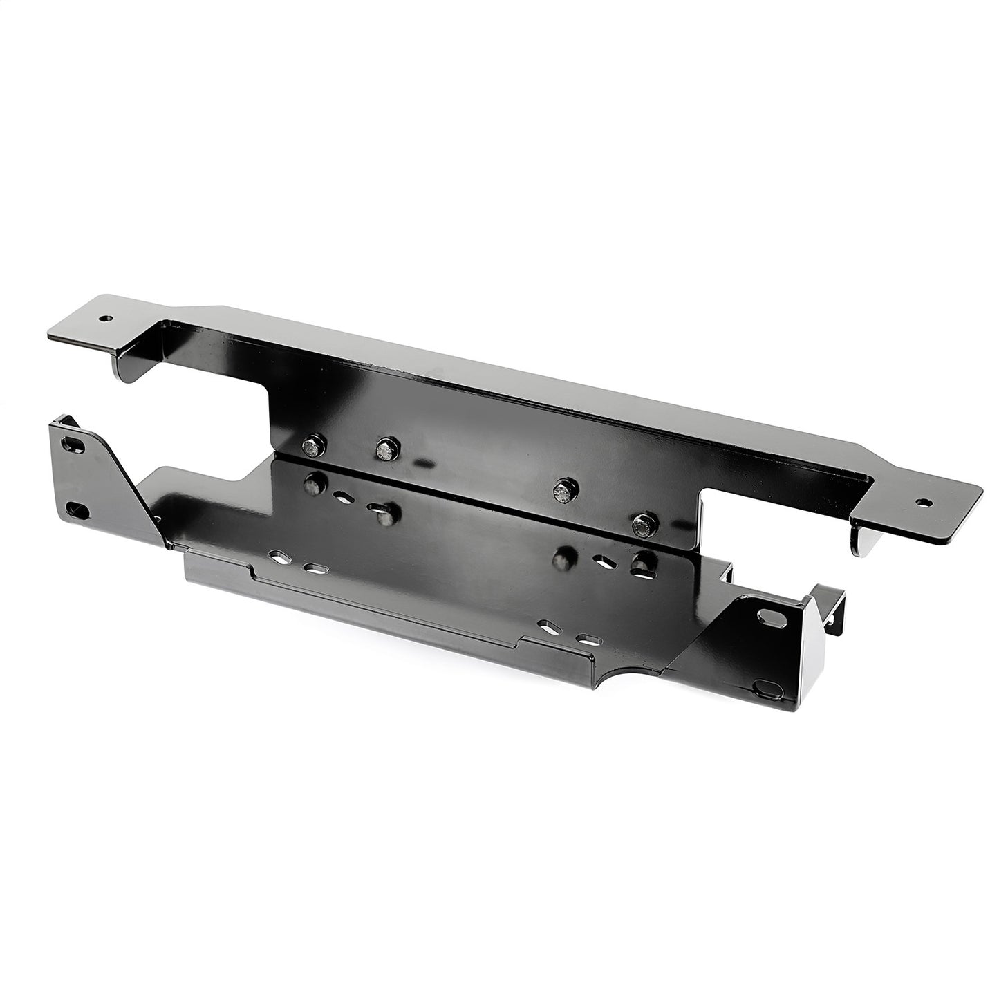 RUGGED RIDGE | 11543.15 | 13-18 Wrangler Winch Plate, Stamped Bumper, Steel Black