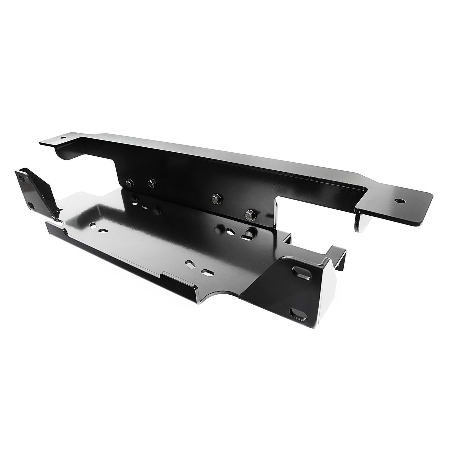 RUGGED RIDGE | 11543.15 | 13-18 Wrangler Winch Plate, Stamped Bumper, Steel Black