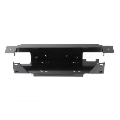 RUGGED RIDGE | 11543.15 | 13-18 Wrangler Winch Plate, Stamped Bumper, Steel Black