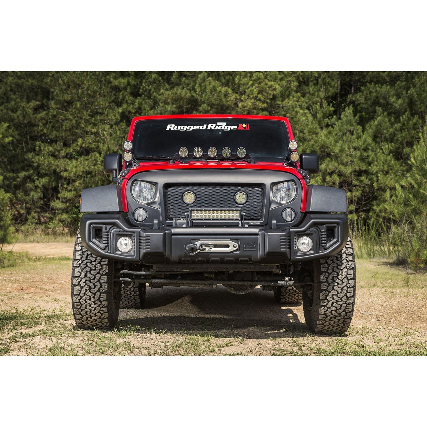 RUGGED RIDGE | 11544.01 | 07-16 Wrangler Spartacus Front Bumper