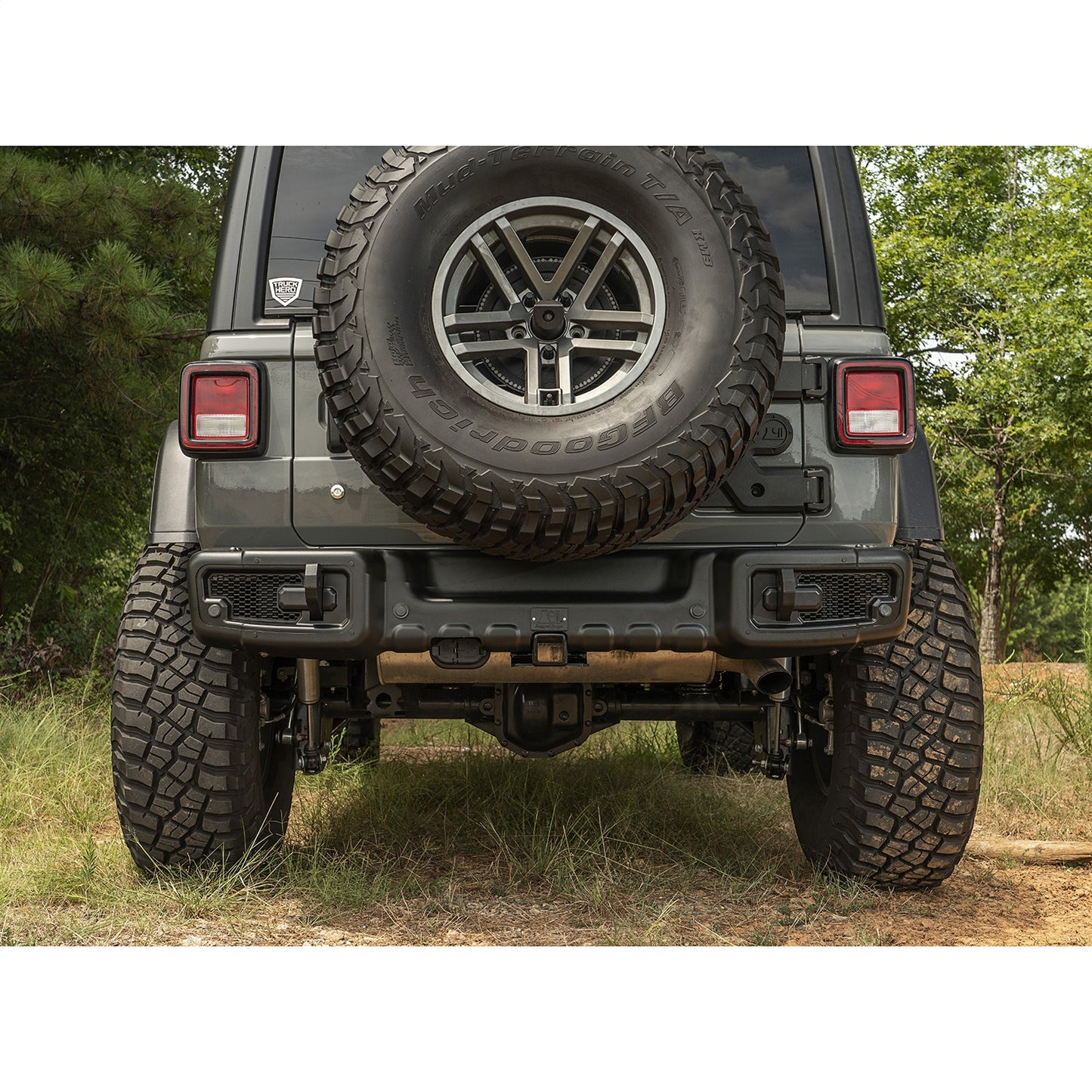 RUGGED RIDGE | 11544.25 | Spartacus Rear Bumper, Blk; 18-19 Jl