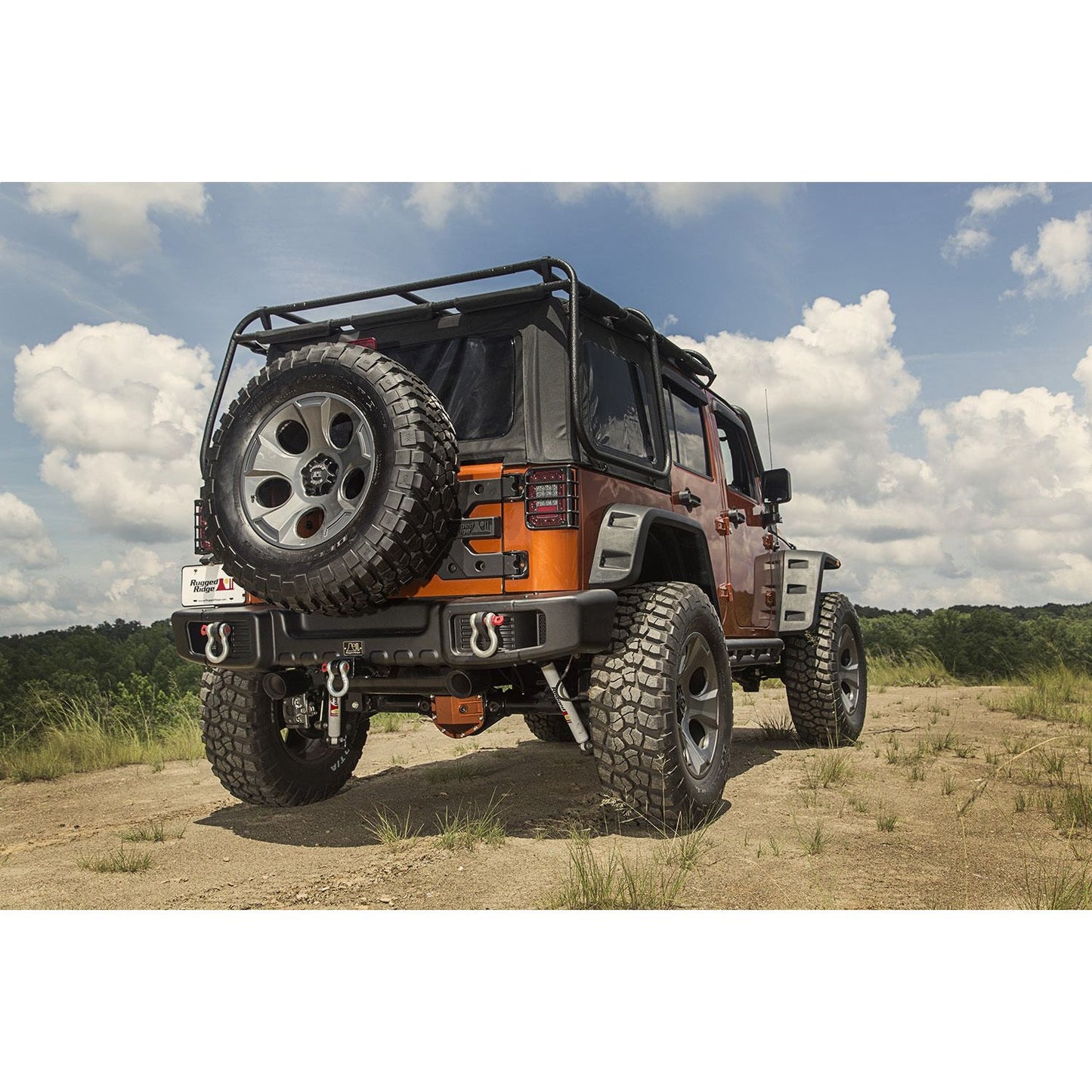 RUGGED RIDGE | 11544.51 | 07-16 Wrangler Spartacus Rear Bumper-Blk