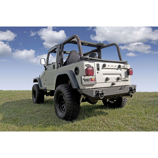 RUGGED RIDGE | 11546.1 | Xhd Rear Bumper, 76-06 Jeep Cj & Wrangler