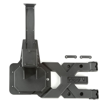 RUGGED RIDGE | 11546.5 | 07-17 Wrangler Hd Spartacus Tire Carrier Kit Black
