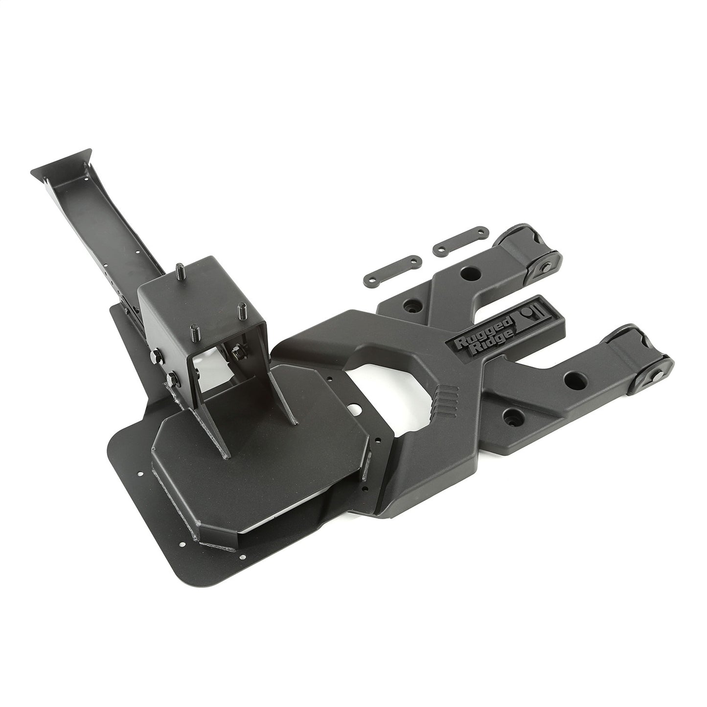 RUGGED RIDGE | 11546.5 | 07-17 Wrangler Hd Spartacus Tire Carrier Kit Black