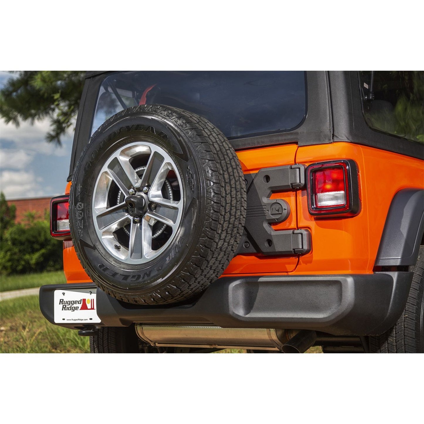 RUGGED RIDGE | 11546.56 | Spartacus Hd Tire Carrier, Hinge Casting; 18-19 Jl
