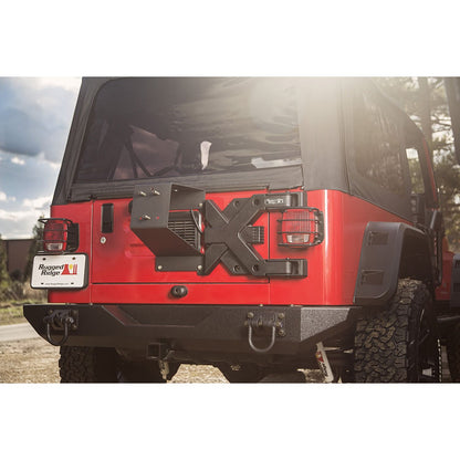 RUGGED RIDGE | 11546.6 | Spartacus Hd Tire Carrier Kit, 97-06 Tj