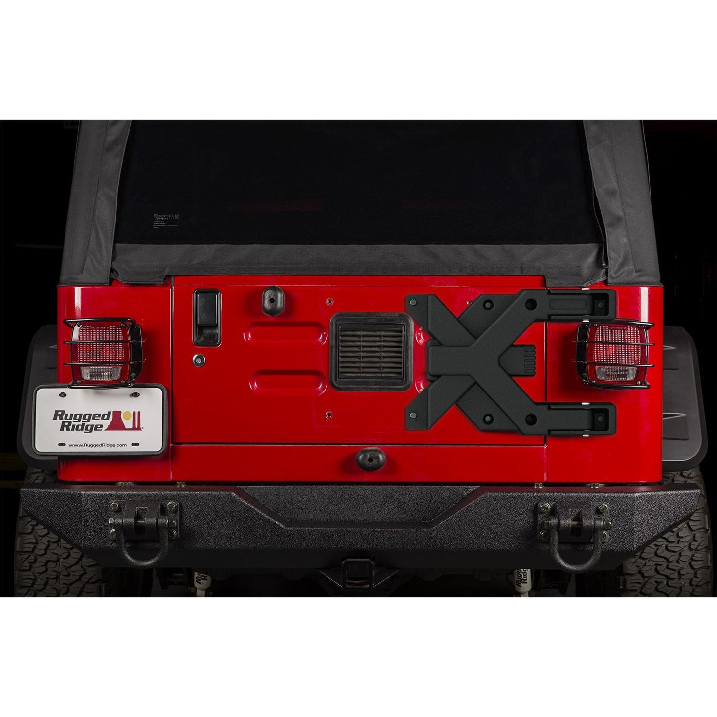 RUGGED RIDGE | 11546.61 | Spartacus Hd Tire Carrier, Hinge Casting; 97-06 Tj