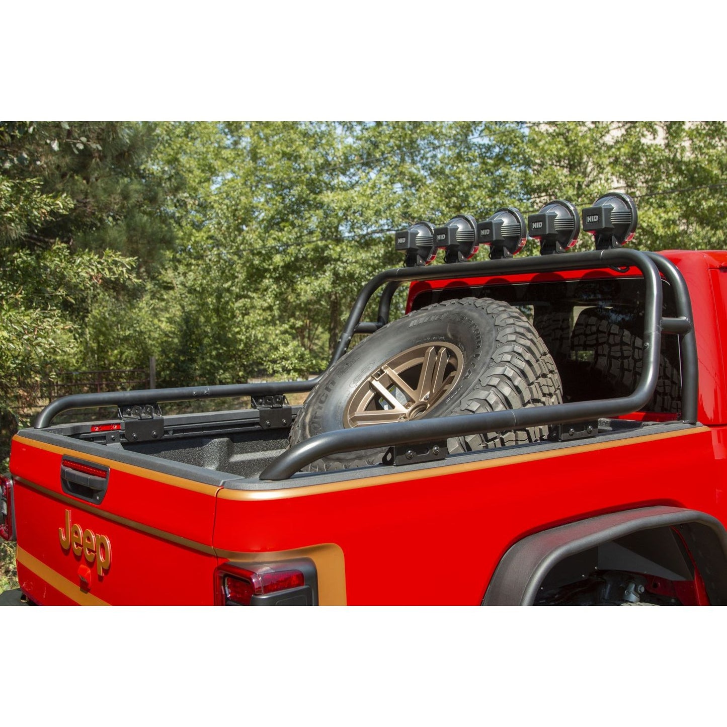 RUGGED RIDGE | 11546.71 | Spare Tire Carrier, Bed Mount; Jeep Gladiator Jt