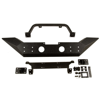 RUGGED RIDGE | 11548.01 | Spartan Front Bumper, High Clearance Ends, With Overrider, 07-18 Jk