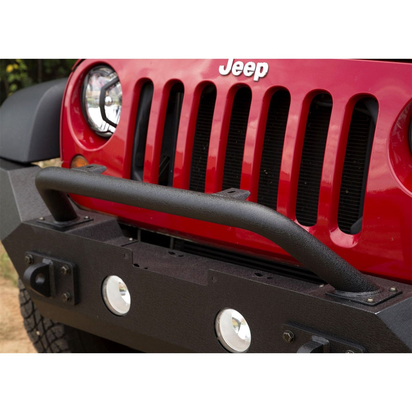 RUGGED RIDGE | 11548.01 | Spartan Front Bumper, High Clearance Ends, With Overrider, 07-18 Jk