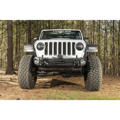 RUGGED RIDGE | 11549.04 | Arcus Front Bumper Set, W/Tray & Hooks; 18-19 Jl/Jt