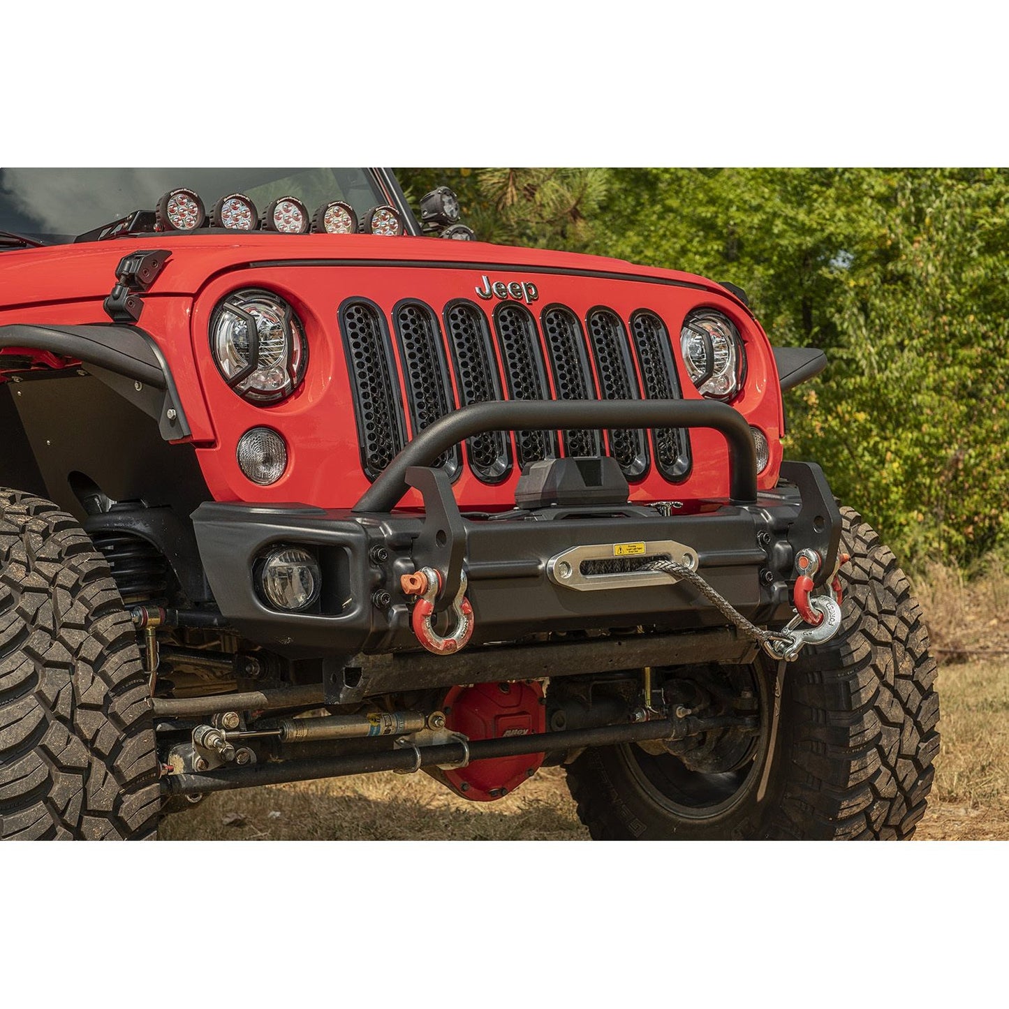 RUGGED RIDGE | 11549.13 | Arcus Front Bumper Set, W/ Overrider, Jk