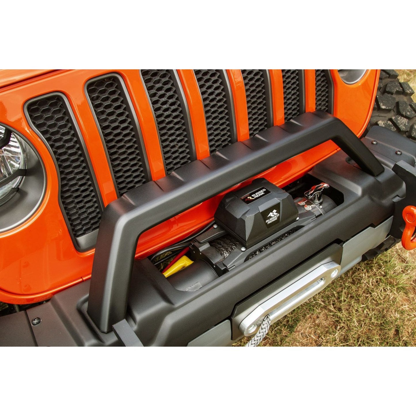 RUGGED RIDGE | 11549.45 | Venator Stubby Frt Bumper, W/Overrider; 18-Curr Jeep Wrangler Jl & Jt