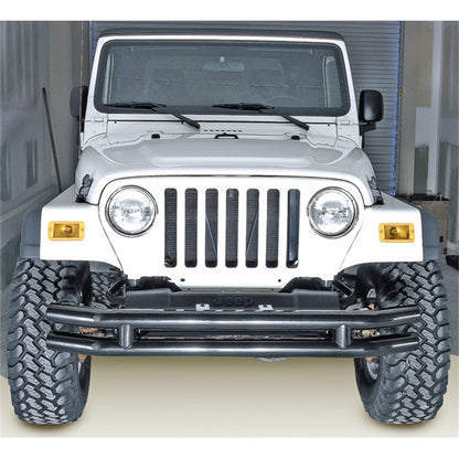 RUGGED RIDGE | 11560.02 | Front Tube Bumper Without Riser, Black, 76-06 Jeep Cj, Wrangler/Unlimited