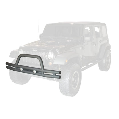 RUGGED RIDGE | 11561.1 | Tube Bumper Front Textured Black Jk 07-16 Wrangler