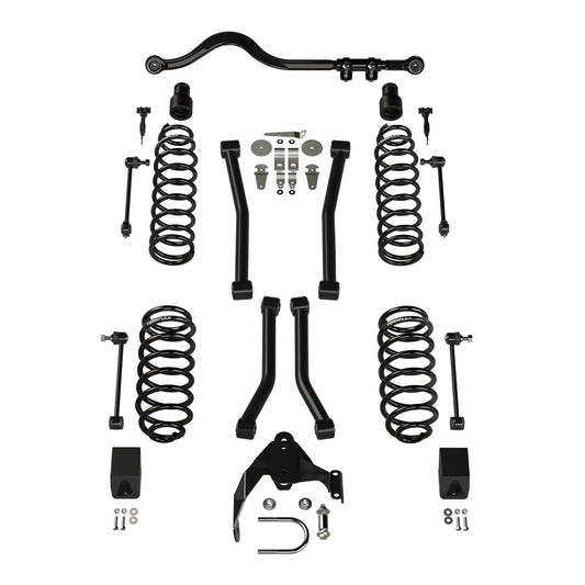 TeraFlex | 07-18 Wrangler JK 2 Door 3 Inch Suspension System w/ 4 Sport Control Arms No Shocks TeraFlex | 1156223