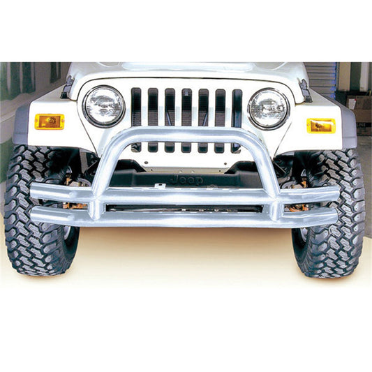 RUGGED RIDGE | 11563.01 | Front Tube Bumper, Stainless, 76-06 Cj, Jeep Wrangler/Unlimited