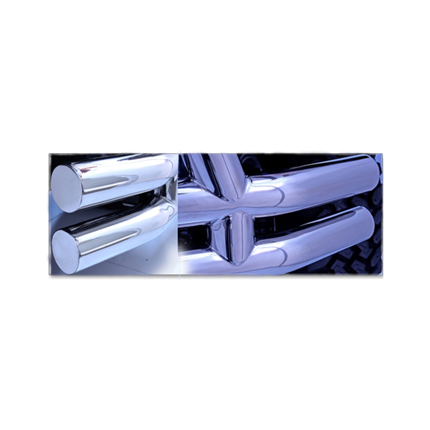 RUGGED RIDGE | 11563.01 | Front Tube Bumper, Stainless, 76-06 Cj, Jeep Wrangler/Unlimited