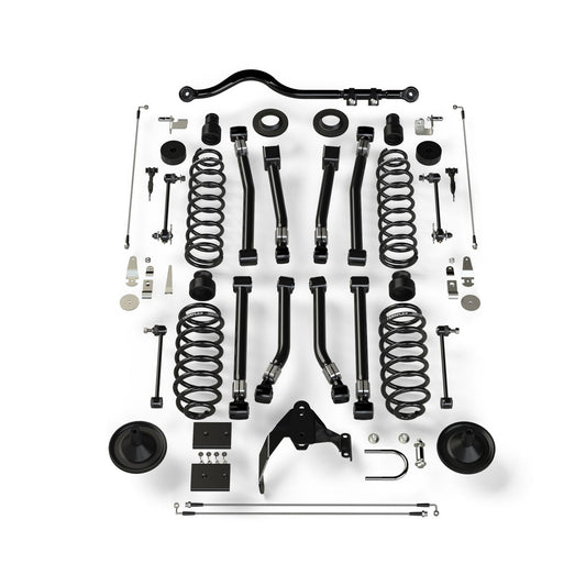 TeraFlex | 07-18 Wrangler JK 4 Door 4 Inch Suspension System w/ 8 Alpine Short Control Arms No Shocks TeraFlex | 1156401