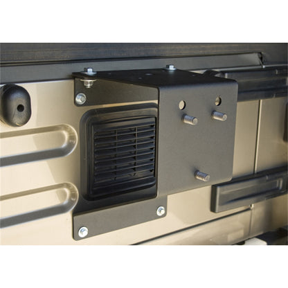 RUGGED RIDGE | 11585.01 | 87-95 Jeep Wrangler Yj, 97-06 Wrangler Tj Heavy Duty Tire Carrier - Textured Bla