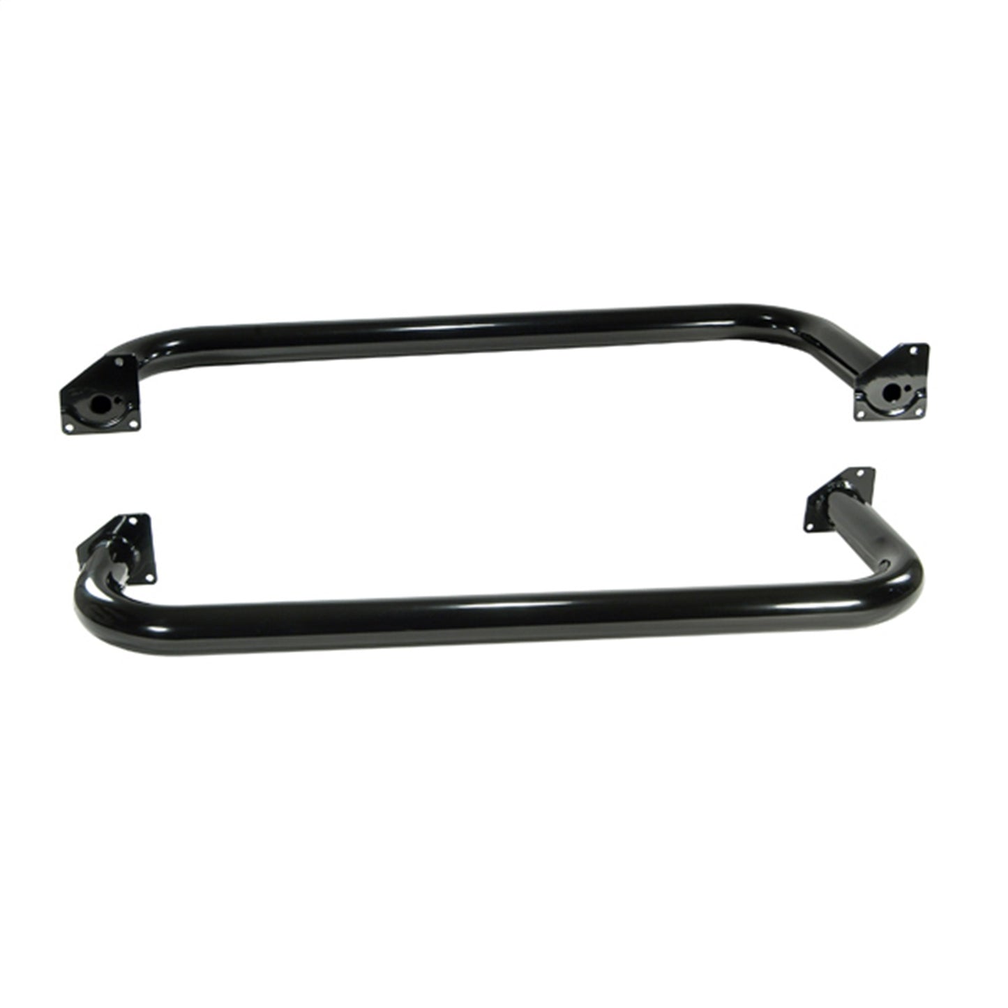 RUGGED RIDGE | 11590.04 | Tube Steps, Outland, 3-Inch Round Black Painted For Jeep 97-06 Wrangler Pair