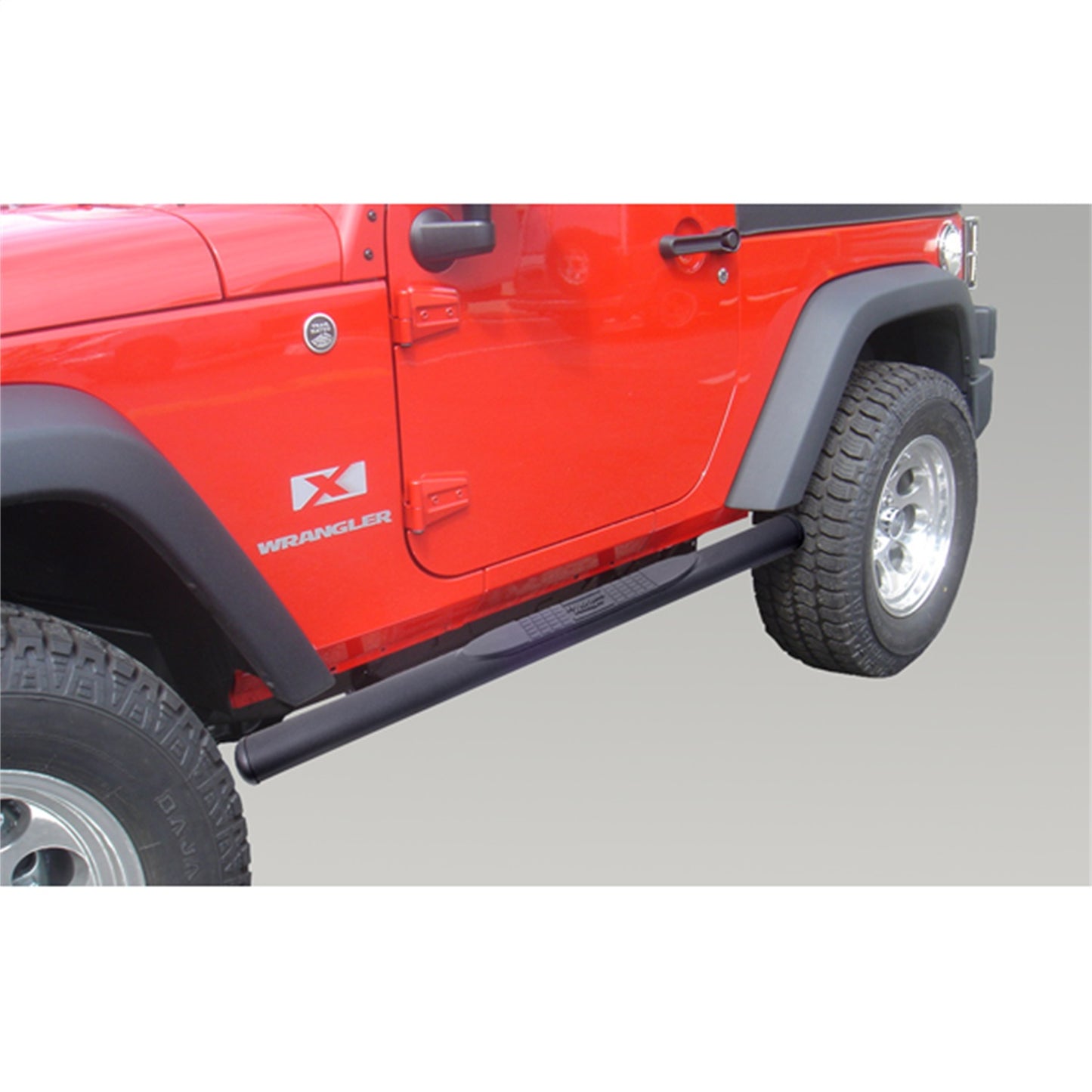 RUGGED RIDGE | 11591.07 | Side Step 4 1/4 Inch 2Dr Textured Black Oval Jk 07-16 Wrangler