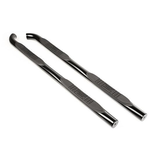 RUGGED RIDGE | 11591.11 | 3-In Round Side Steps, Black; 15-C Renegade Bu