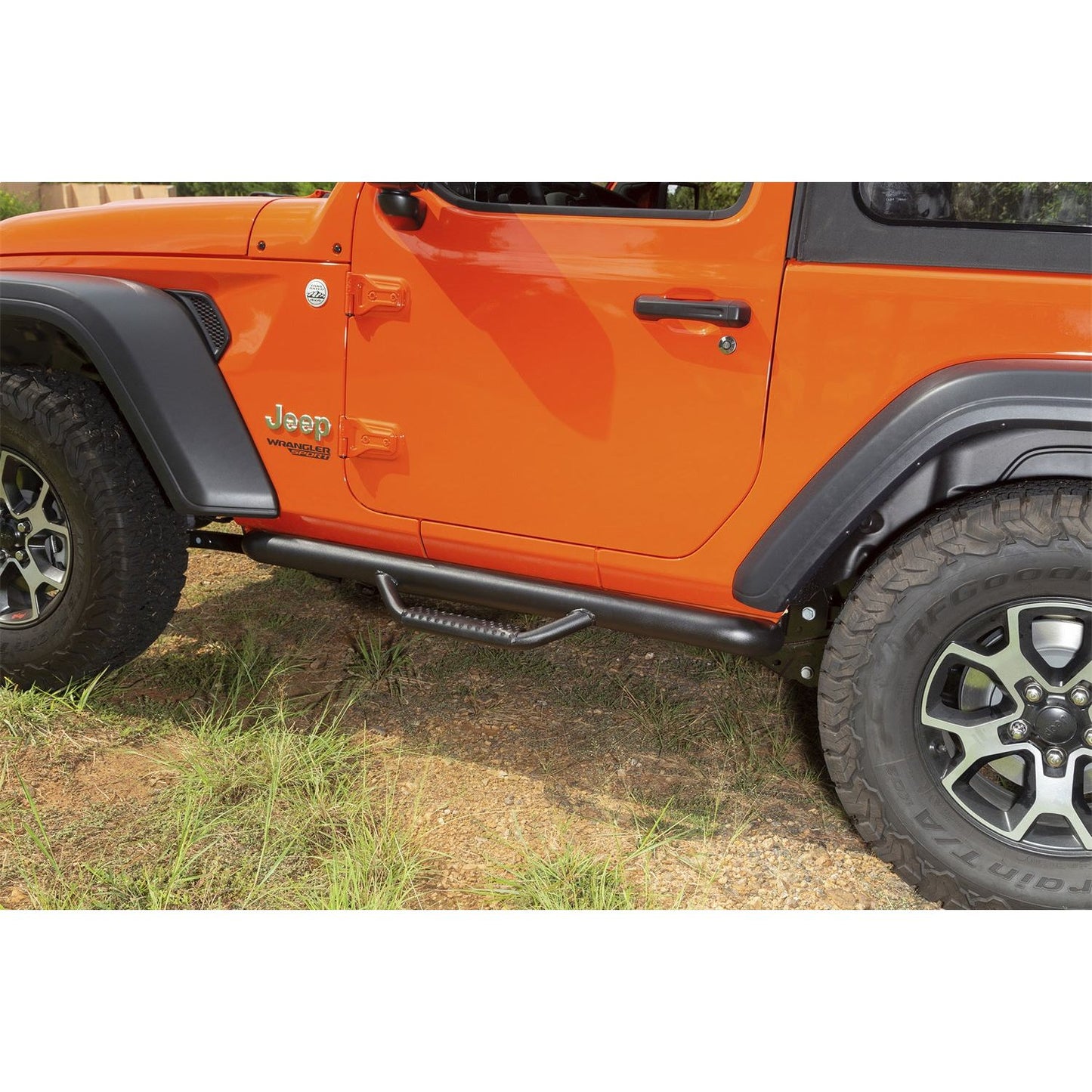 RUGGED RIDGE | 11596.03 | Spartan Nerf Bar, Textured Black; 18-C  Wrangler Jl, 2 Door