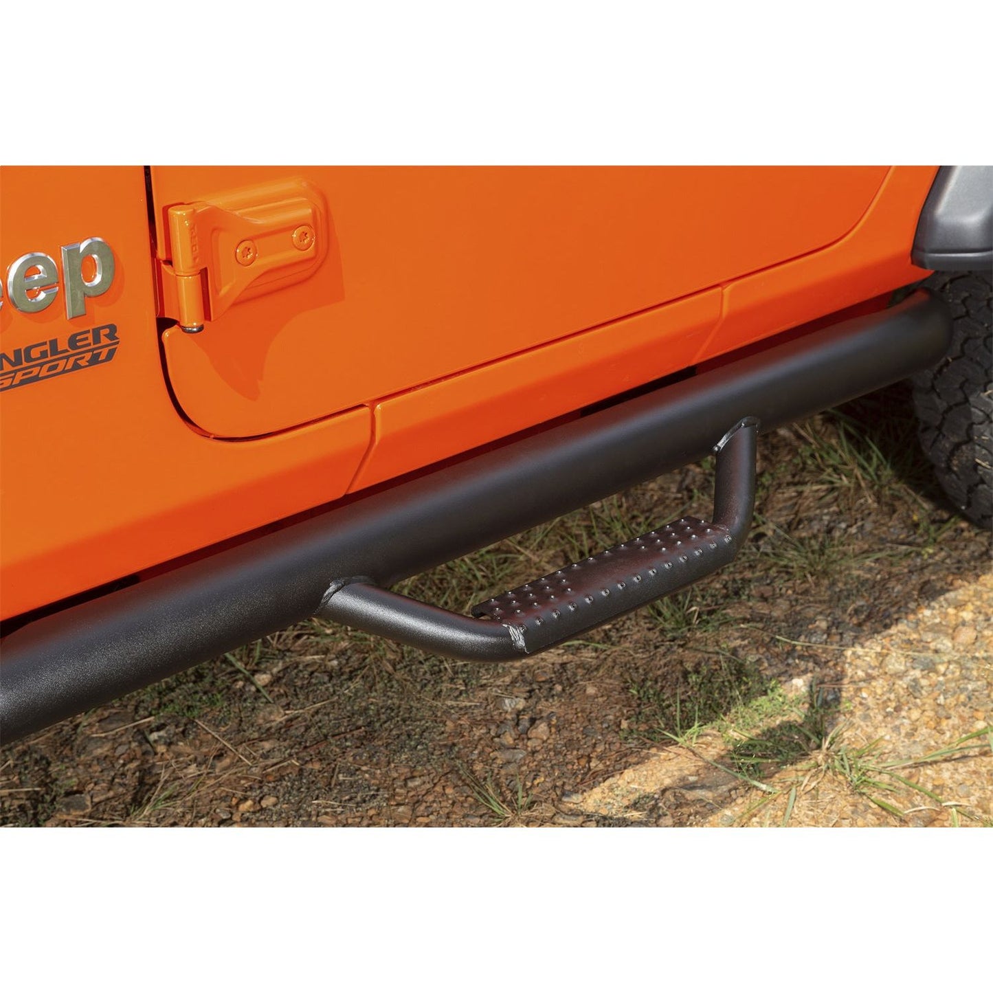 RUGGED RIDGE | 11596.03 | Spartan Nerf Bar, Textured Black; 18-C  Wrangler Jl, 2 Door