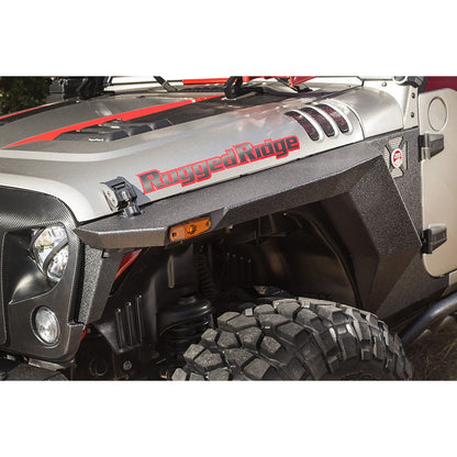 RUGGED RIDGE | 11615.01 | Xhd Front Armor Fenders, Pair; 07-17 Jk/Jku