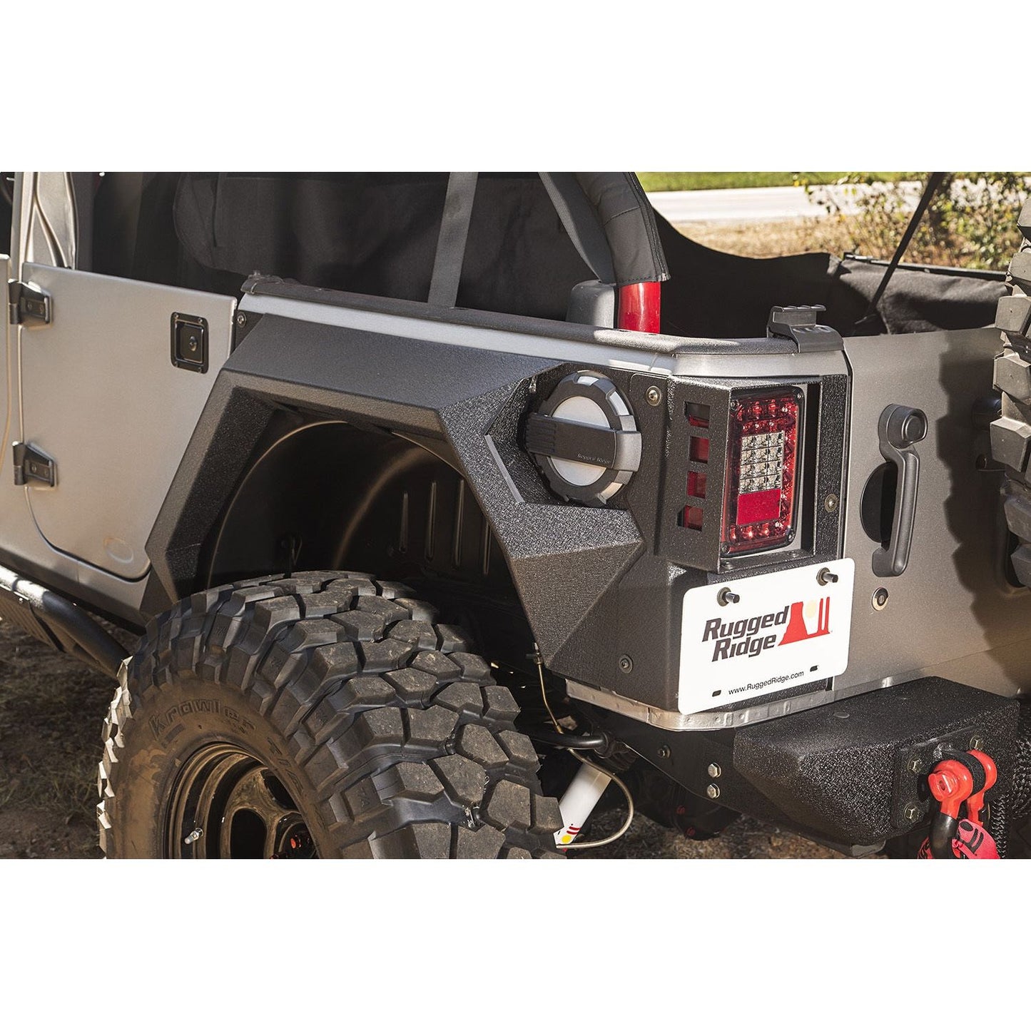 RUGGED RIDGE | 11615.02 | Xhd Rear Armor Fenders, Pair, 4 Dr; 07-17 Jku
