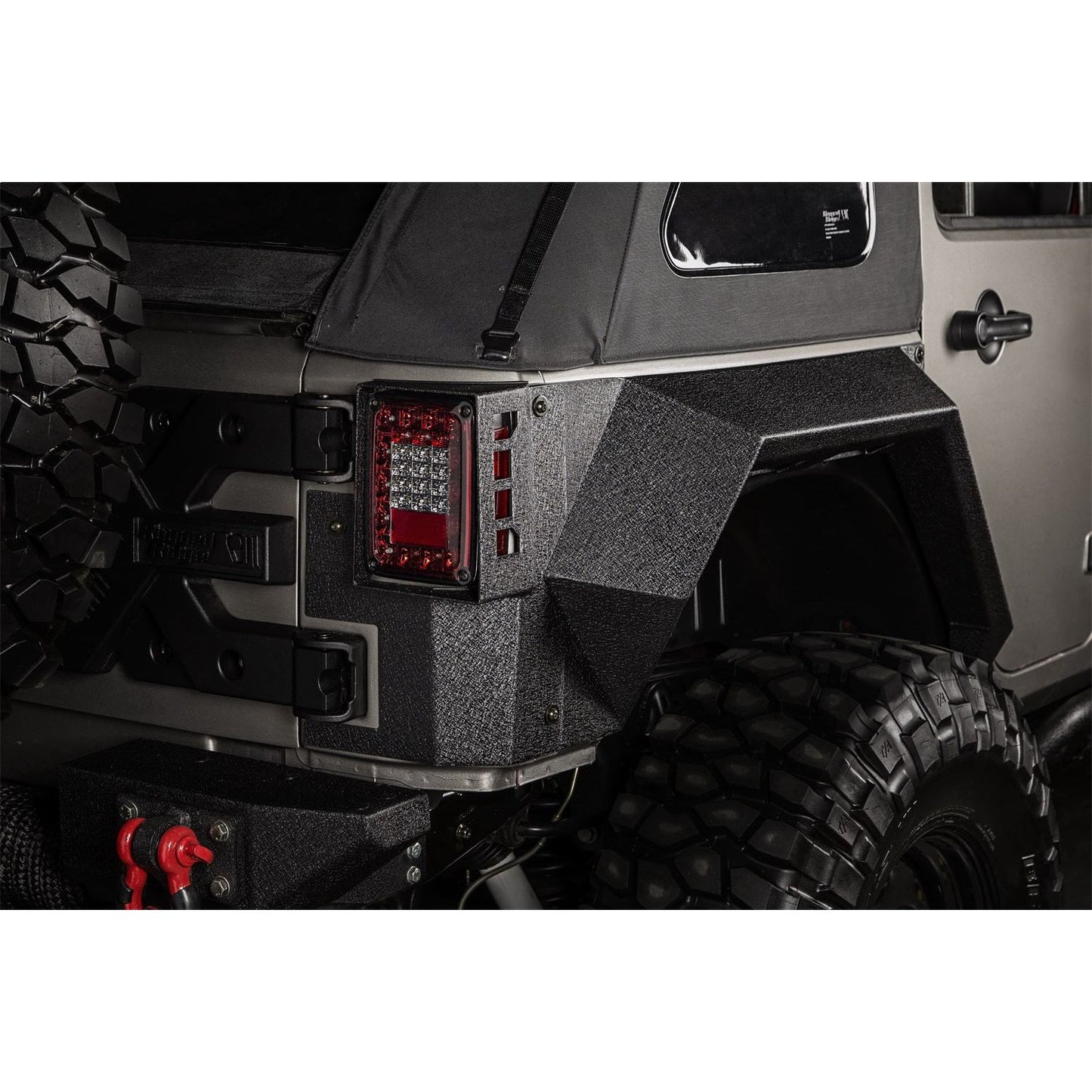 RUGGED RIDGE | 11615.02 | Xhd Rear Armor Fenders, Pair, 4 Dr; 07-17 Jku